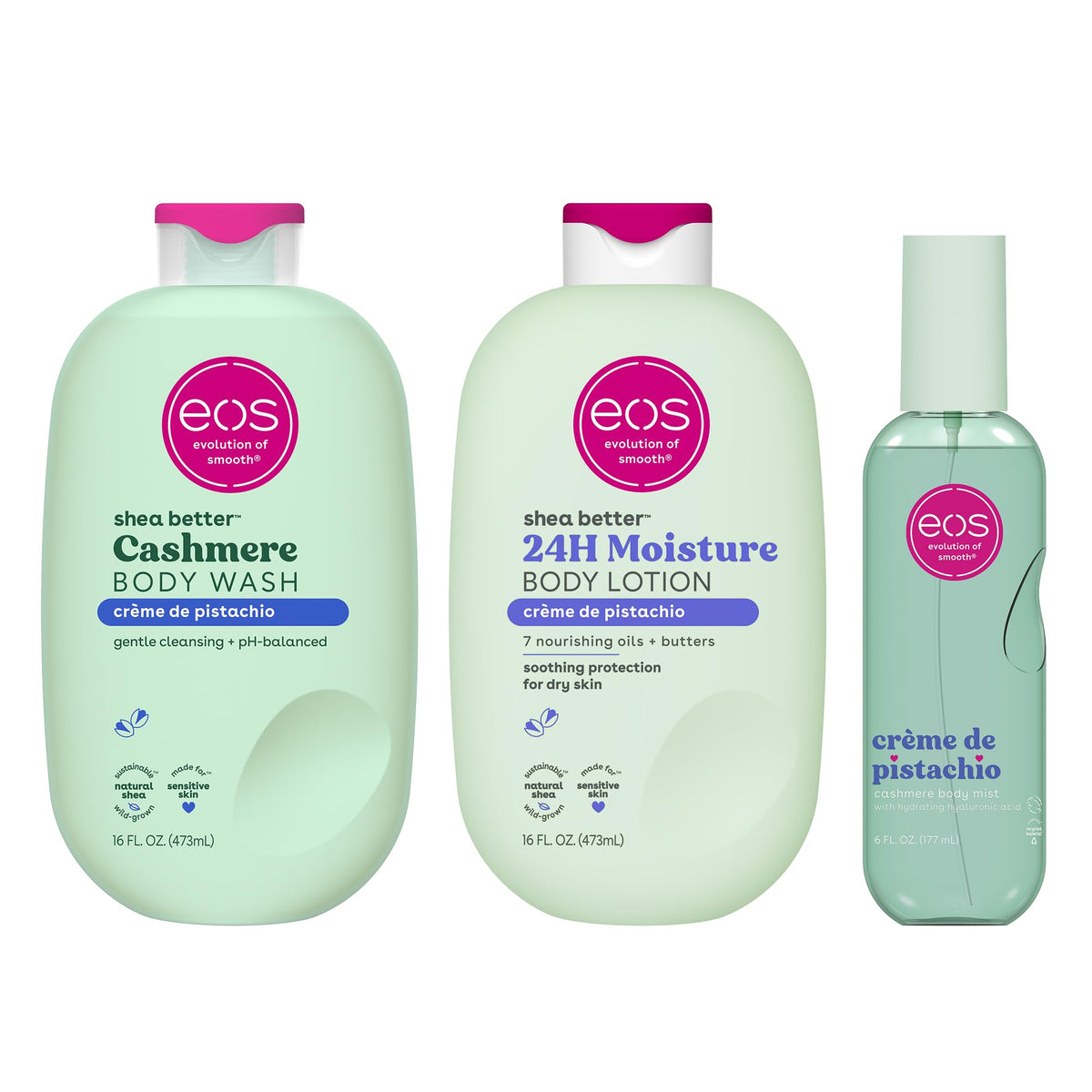 eos 24H Moisture Shea Better Body Lotion- Pomegranate Raspberry, 16 fl oz