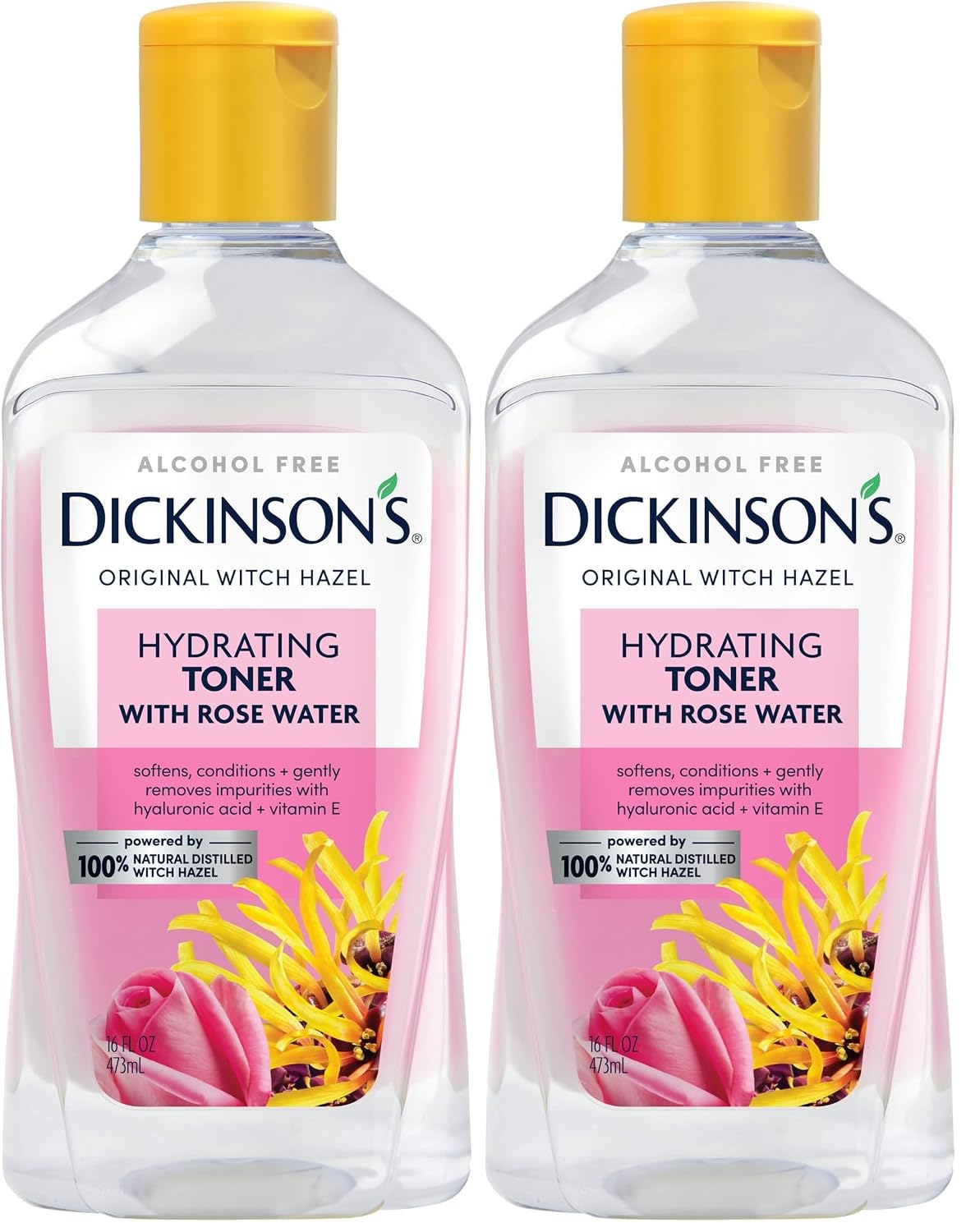 Alcohol-Free Witch Hazel & Rosewater Hydrating Toner (16 Fl Oz) | speso tech