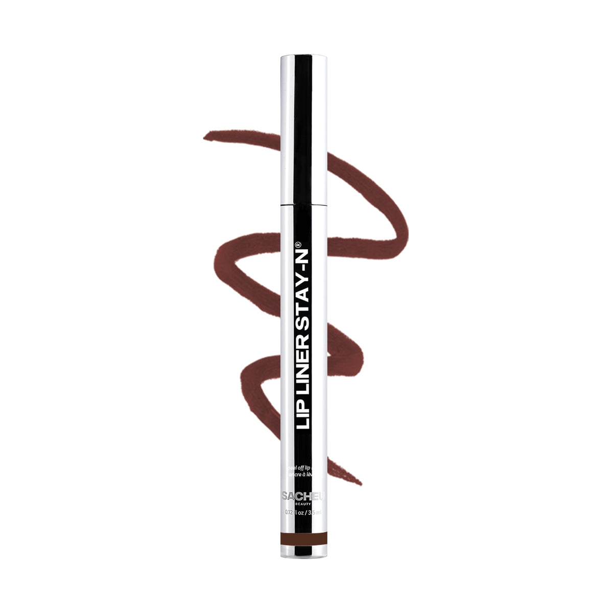 Sacheu Lip Liner STAY-N Peel Off Lip Stain, Longwear, p-INKED
