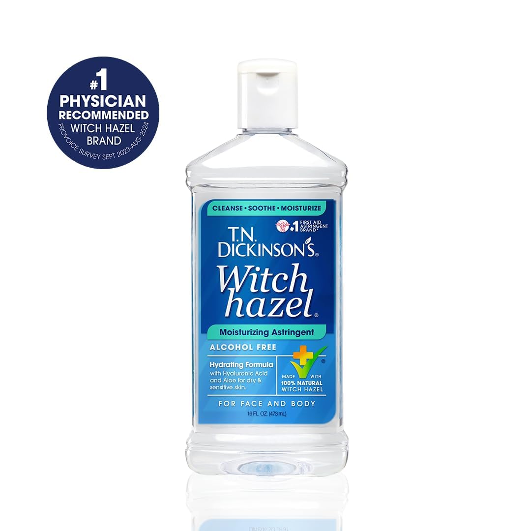 Alcohol-Free Witch Hazel Moisturizing Astringent Toner (16 Fl Oz) | speso tech