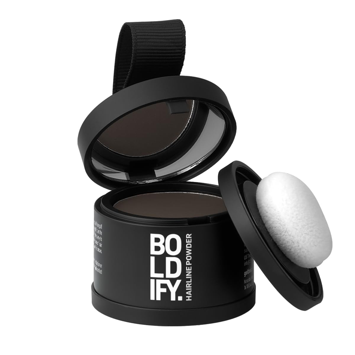 Boldify Hairline Powder, Root Touch Up Hair Color Dark Brown 4g