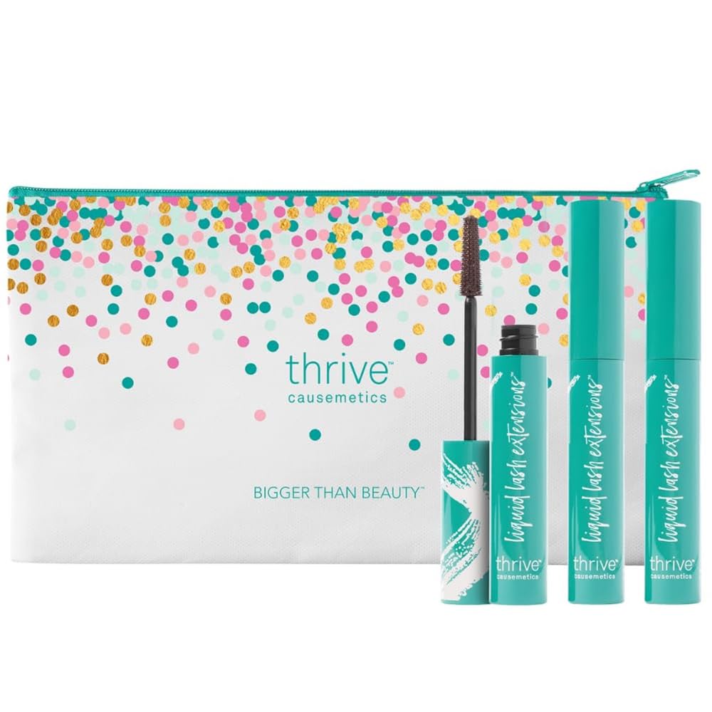 Thrive Causemetics Liquid Lash Extensions Mascara, Rich Black Shade
