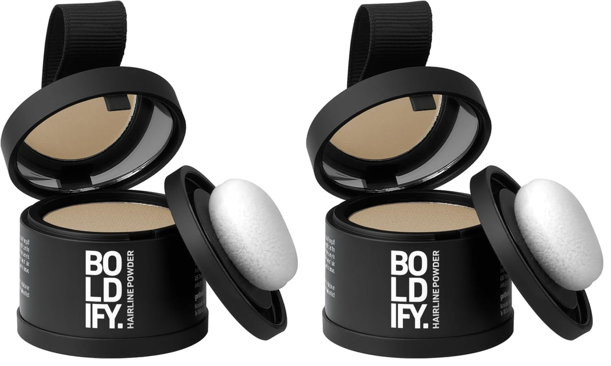 Boldify Hairline Powder, Root Touch Up Hair Color Dark Brown 4g