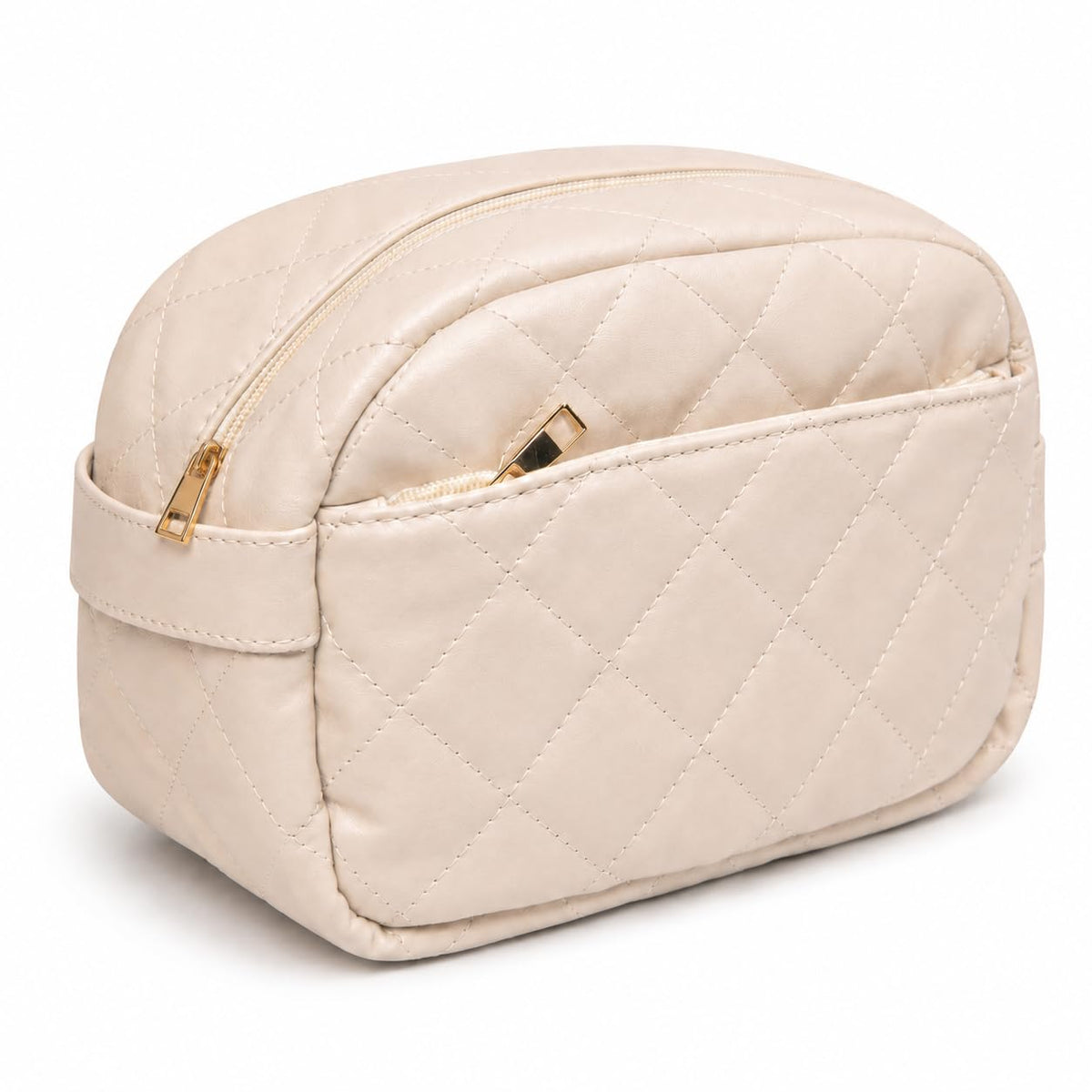 Double-layer Cosmetic Bag Makeup Bag Travel Makeup Bag Makeup Bags for Women Cosmetics Cases Portable Waterproof Foldable (Leopard)