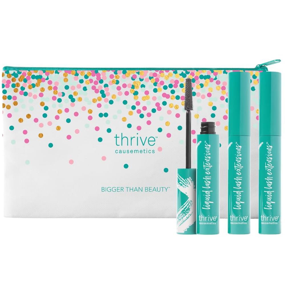 Thrive Causemetics Liquid Lash Extensions Mascara, Rich Black Shade