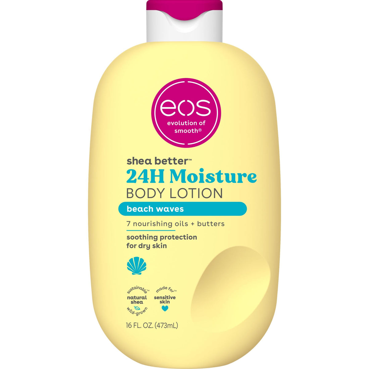 eos Natural Shea Better Body Lotion, Fresh & Cozy, 16 fl oz