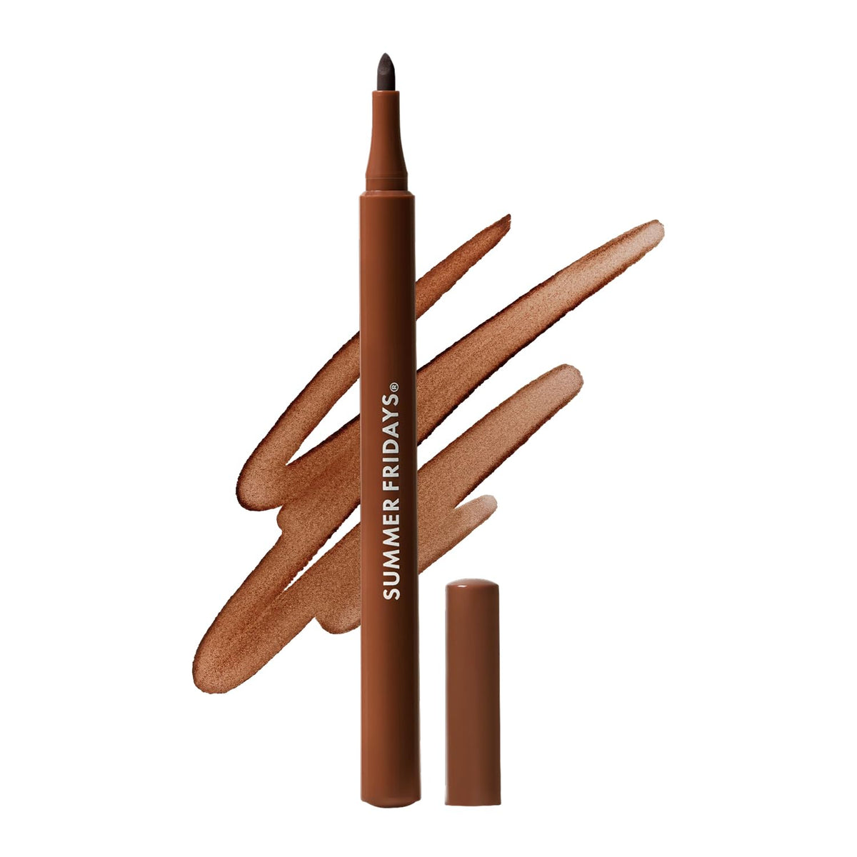 Summer Fridays Flushed Lip Stain Liner, 12hr Wear & Transfer-Proof, Almond