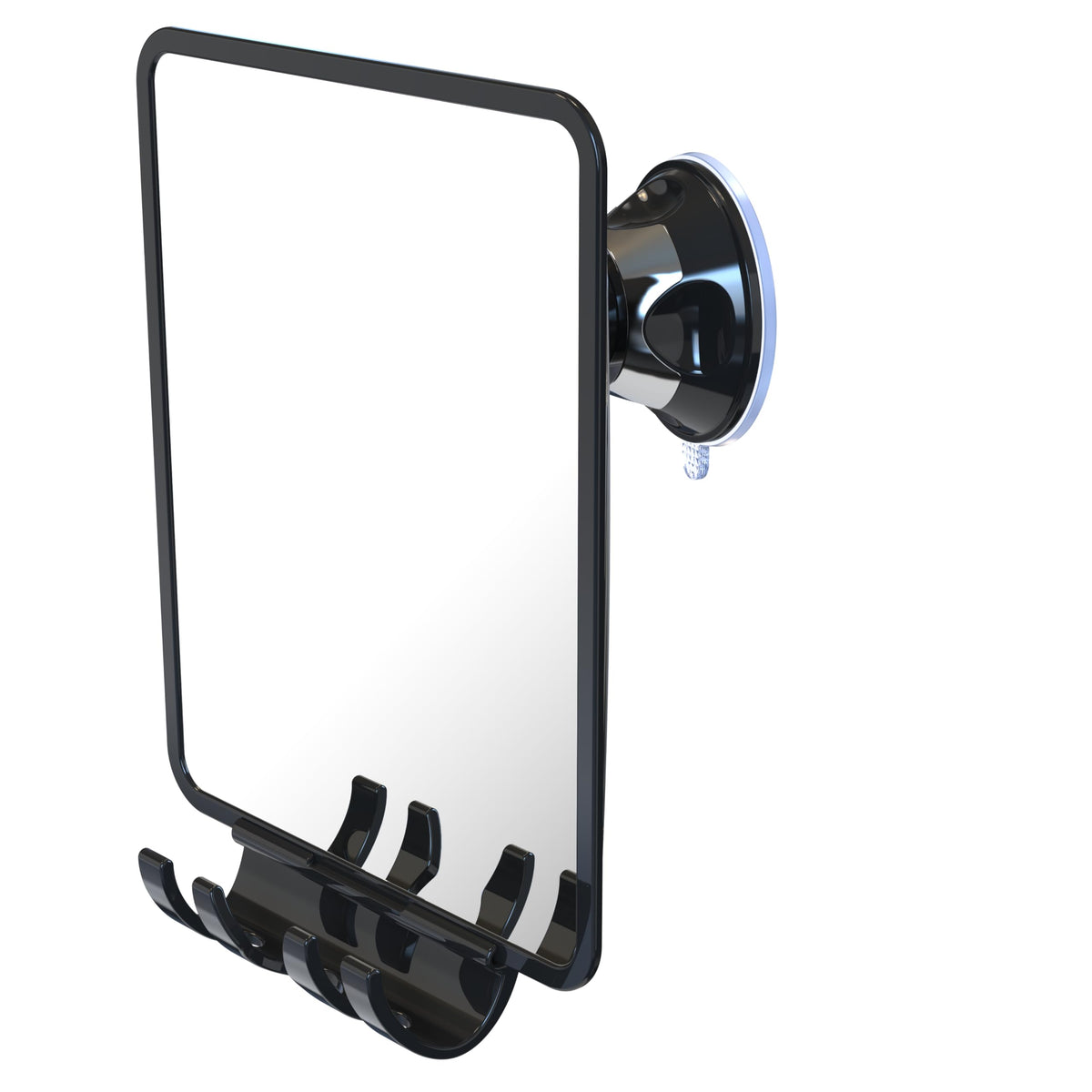 Luxo Shower Mirror Fogless for Shaving, Shower Shaving Mirror - Chrome