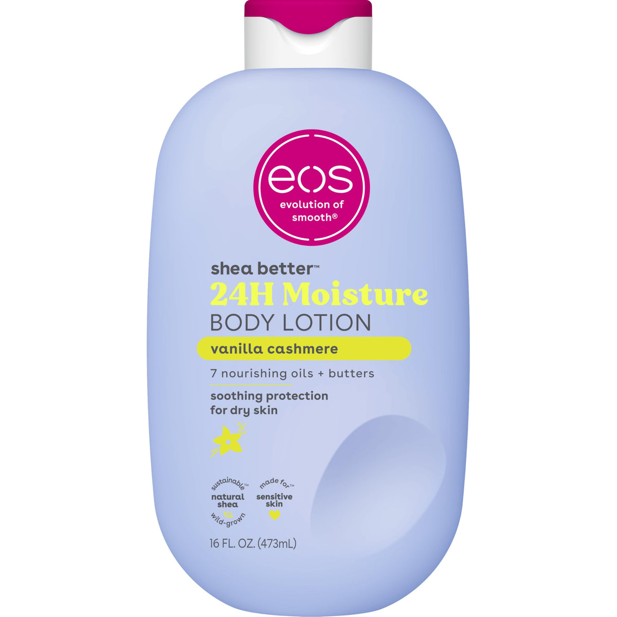 eos Natural Shea Better Body Lotion, Fresh & Cozy, 16 fl oz