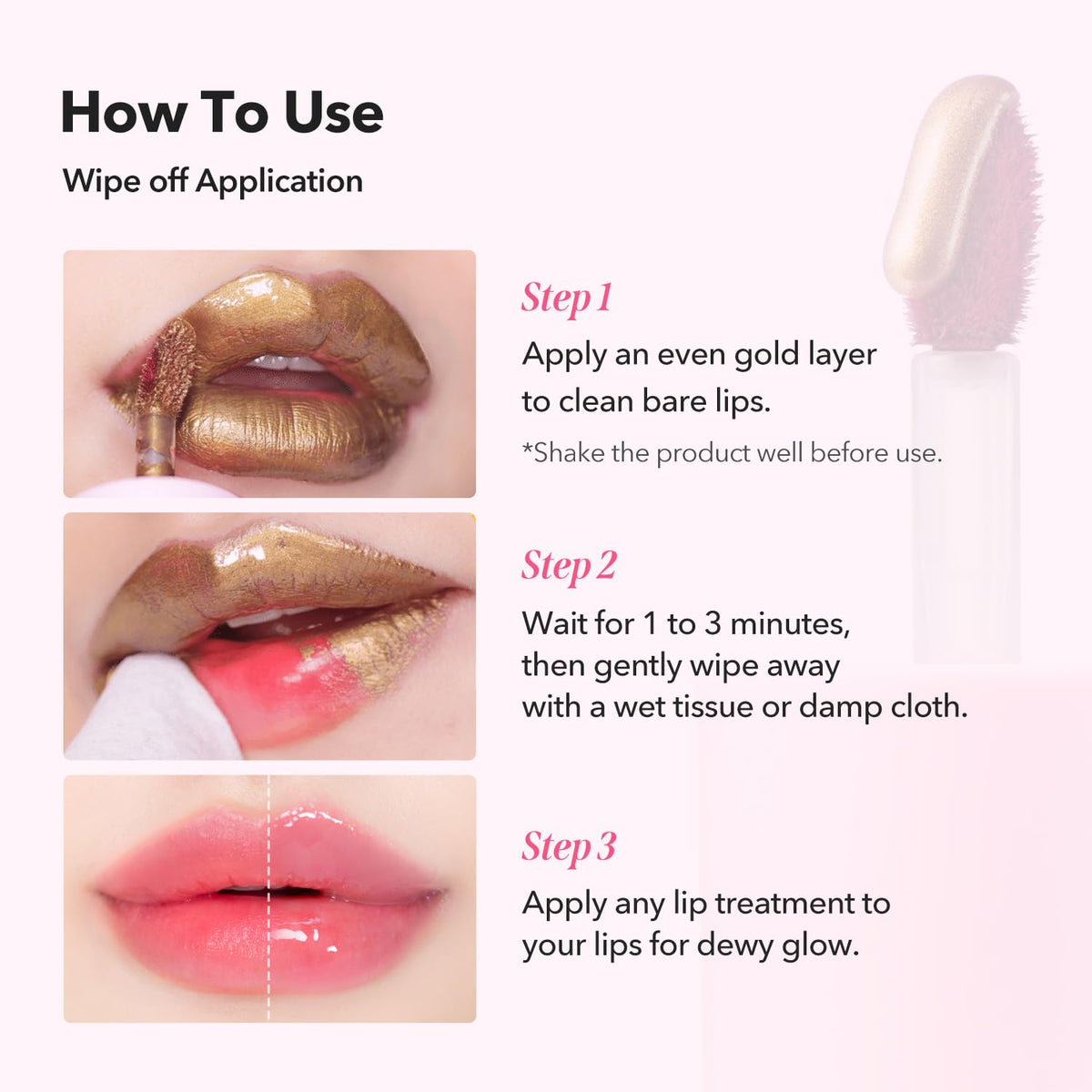 APRILSKIN Hero All Day Plumping Lip Stain Rose pink