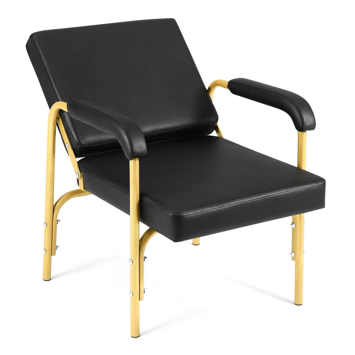 Shampoo Chair Adjustable Recline Shampoo Chairs for Salon Black