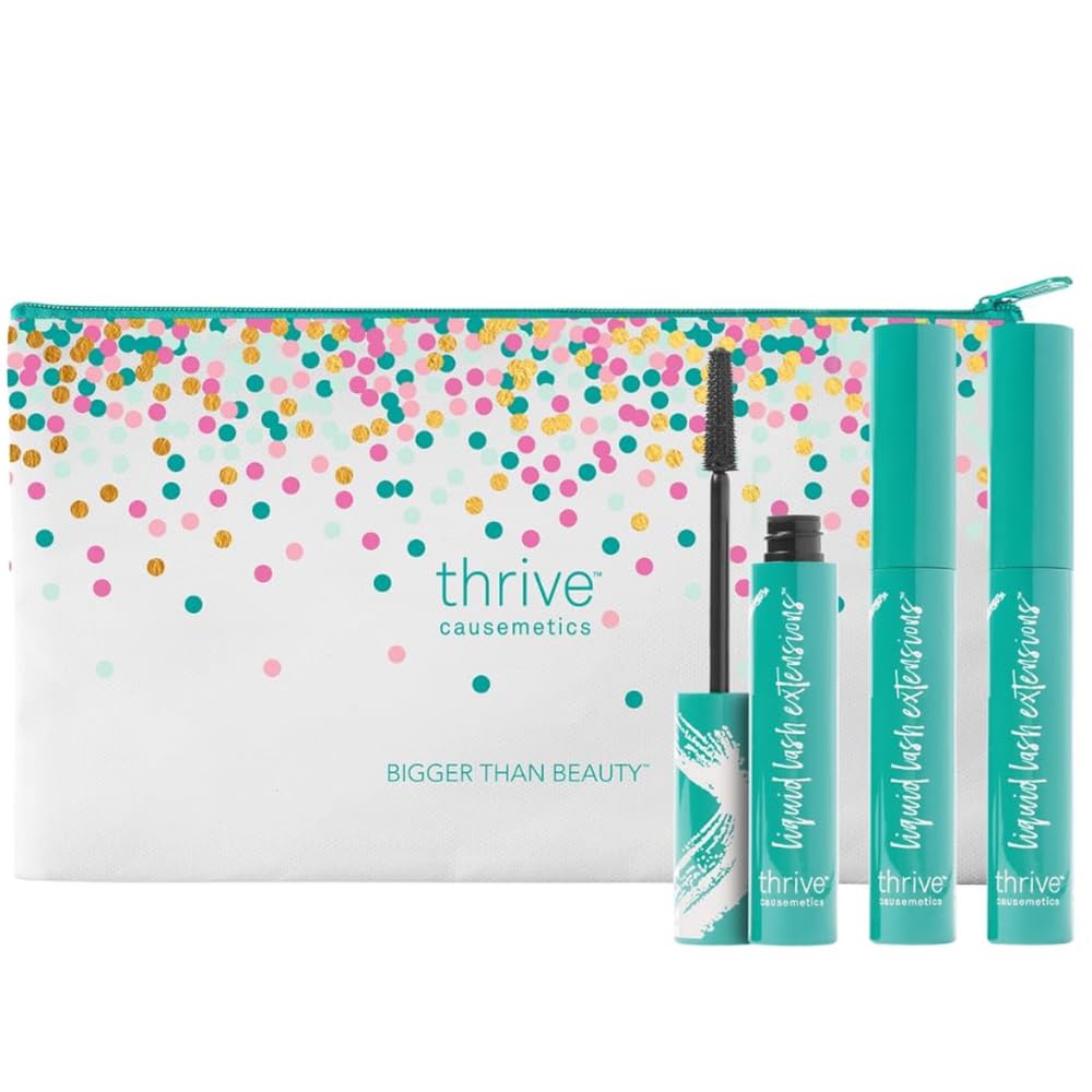 Thrive Causemetics Liquid Lash Extensions Mascara, Rich Black Shade