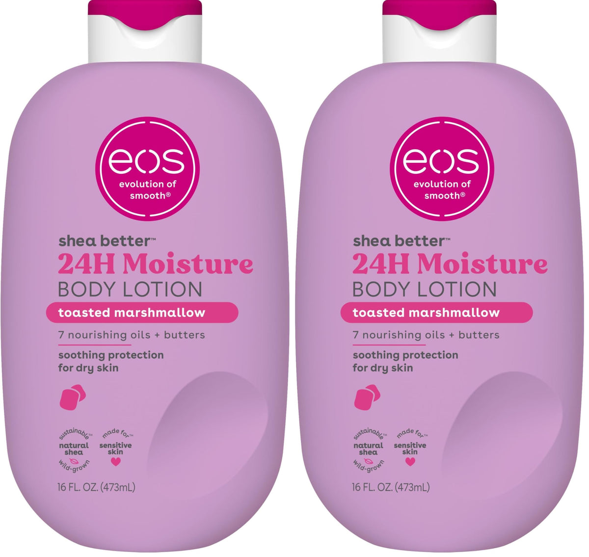 eos Natural Shea Better Body Lotion, Fresh & Cozy, 16 fl oz