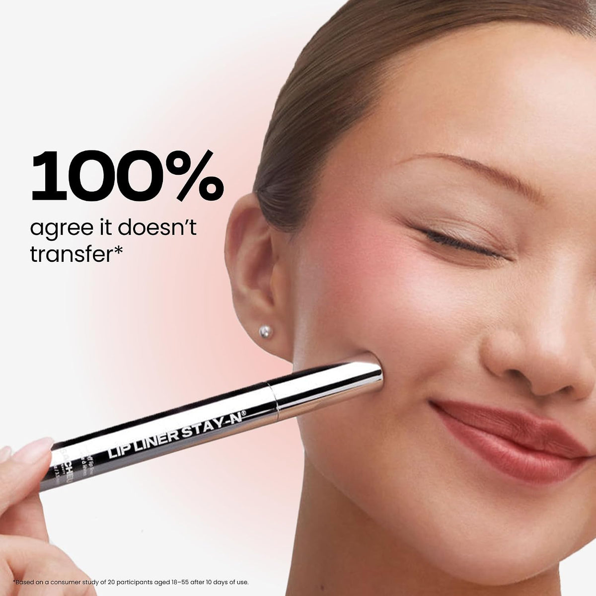 Sacheu Lip Liner STAY-N Peel Off Lip Stain, Longwear, p-INKED