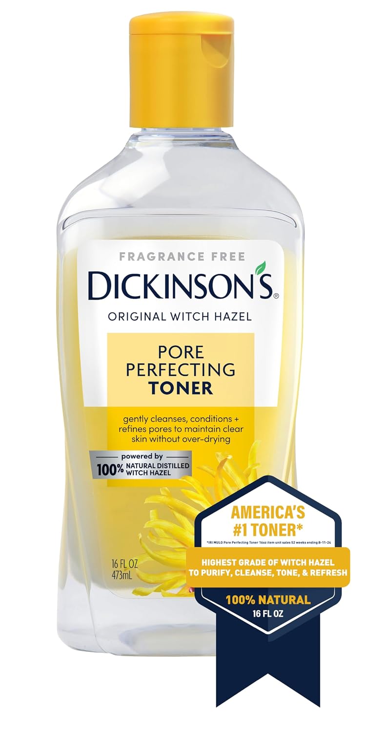 100% Natural Distilled Witch Hazel Pore Clarifying Toner (16 Fl Oz) | speso tech