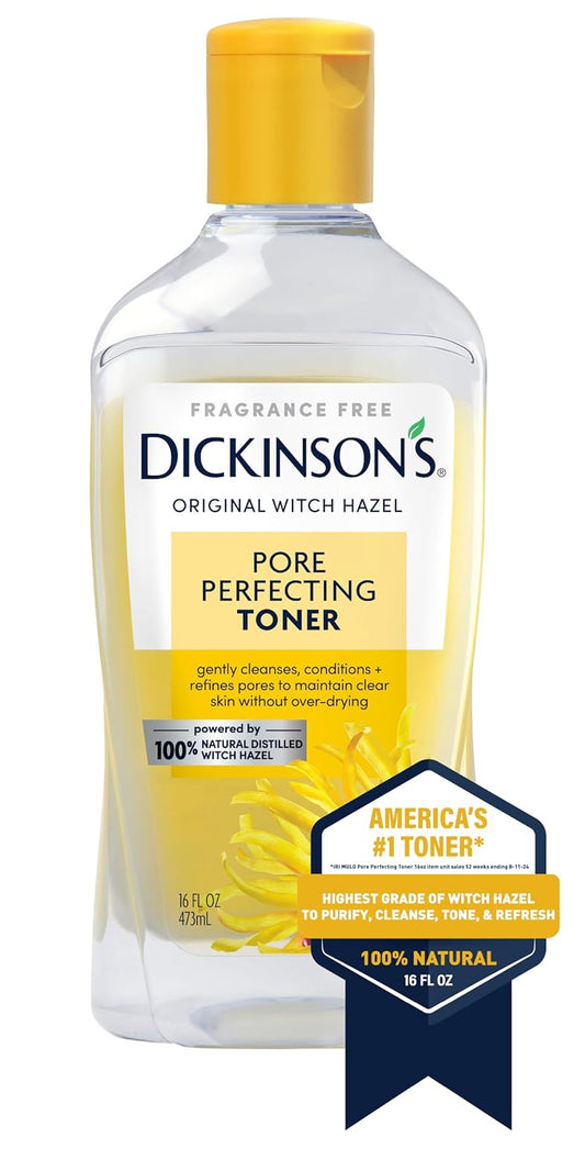 100% Natural Distilled Witch Hazel Pore Clarifying Toner (16 Fl Oz) | speso tech