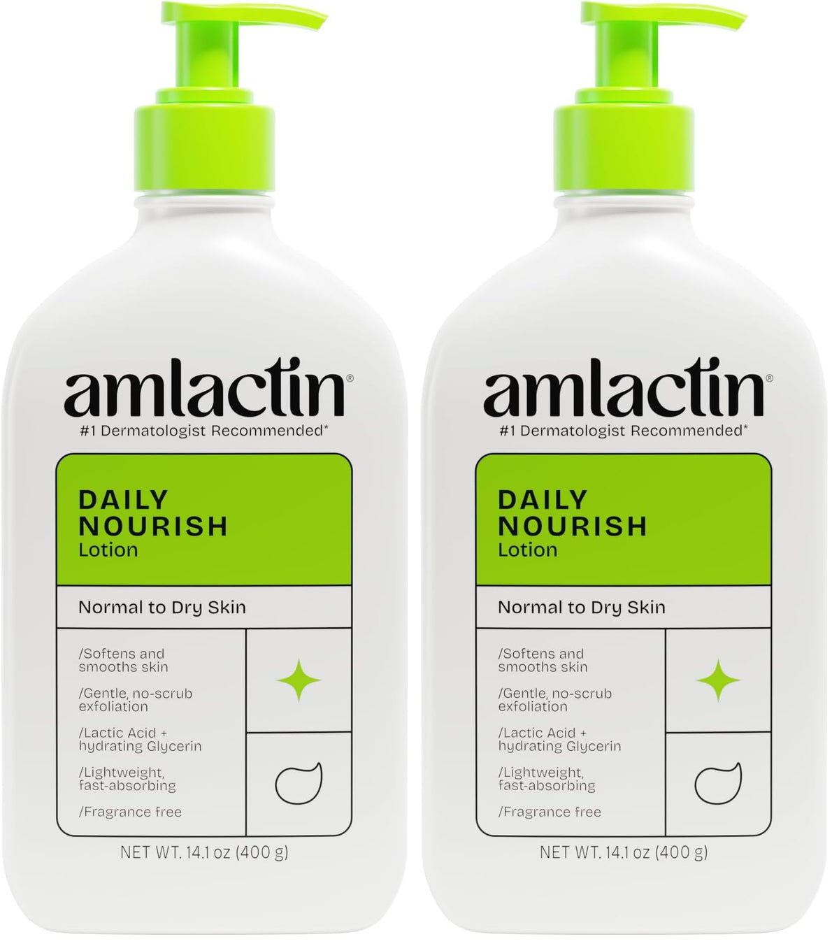 Amlactin Daily Nourish Body Lotion, 12% Lactic Acid, 14.1 oz