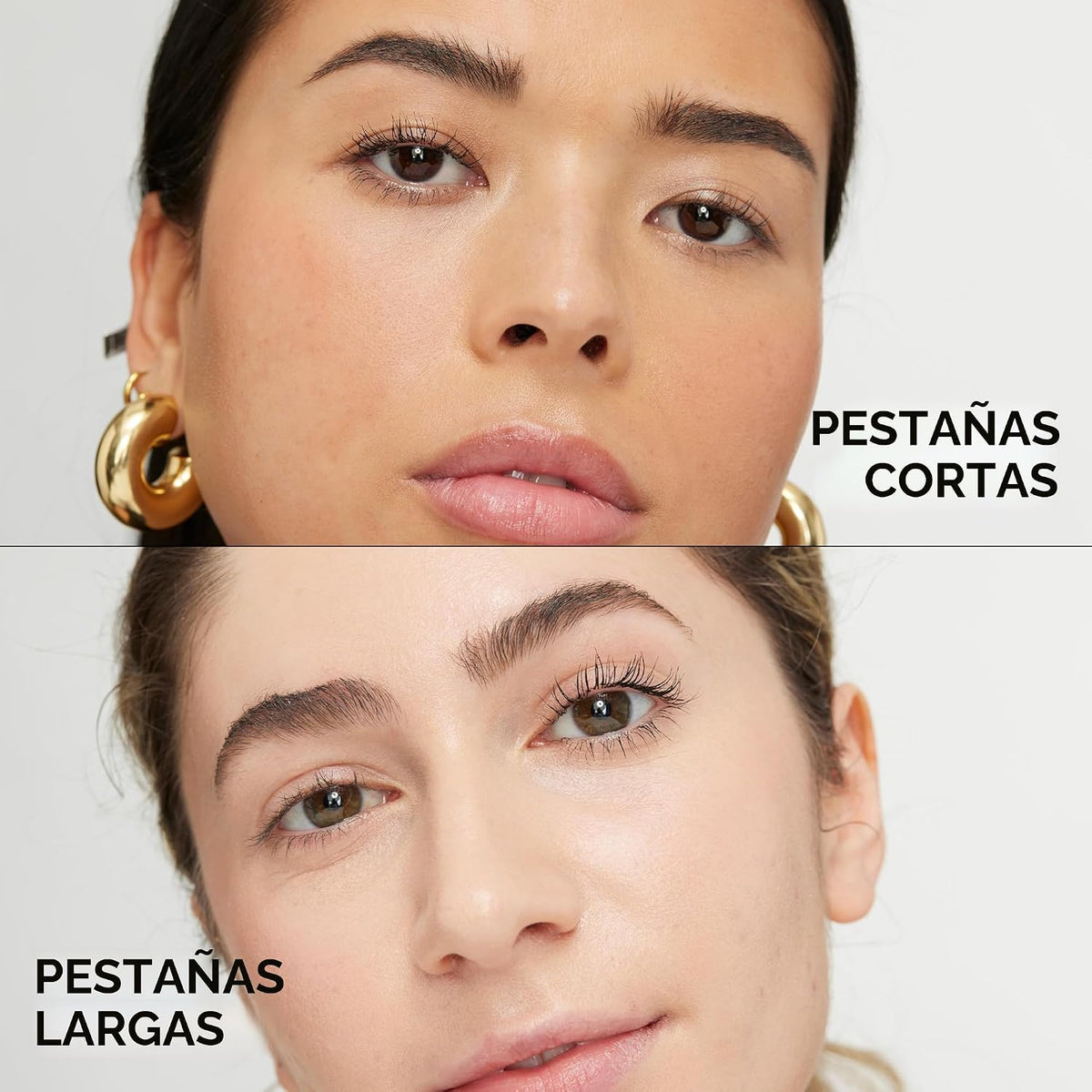 L'Oreal Paris - Máscara de alargamiento de pestañas, maquillaje telescópico original, con cepillo de doble precisión para separar pestañas, lavable, negro más negro, 0.27 onzas líquidas, paquete de 1