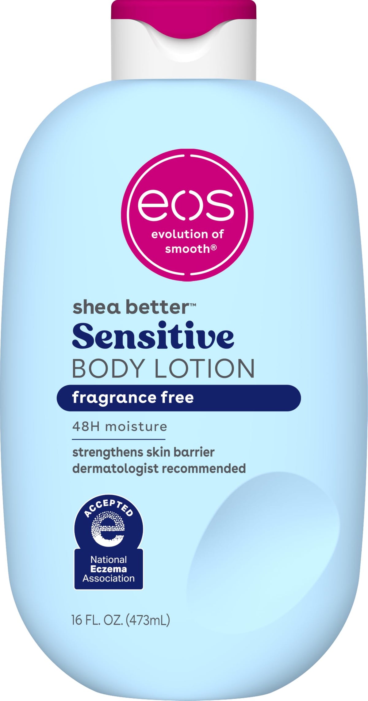 eos 24H Moisture Shea Better Body Lotion- Pomegranate Raspberry, 16 fl oz