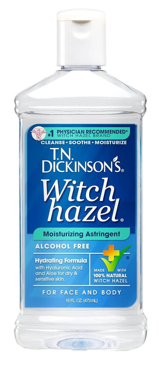 Alcohol-Free Witch Hazel Moisturizing Astringent Toner (16 Fl Oz) | speso tech