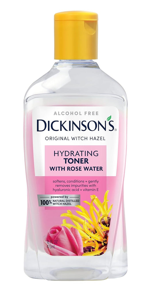 Alcohol-Free Witch Hazel & Rosewater Hydrating Toner (16 Fl Oz) | speso tech