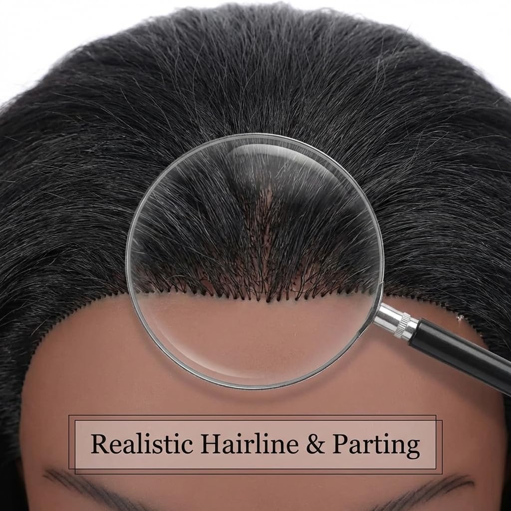 100% Real Hair Mannequin Head Training Head Manikin Cosmetology Doll Head for Hairdresser Practice Braiding Hair Styling with Clamp stand (16 -Inch)