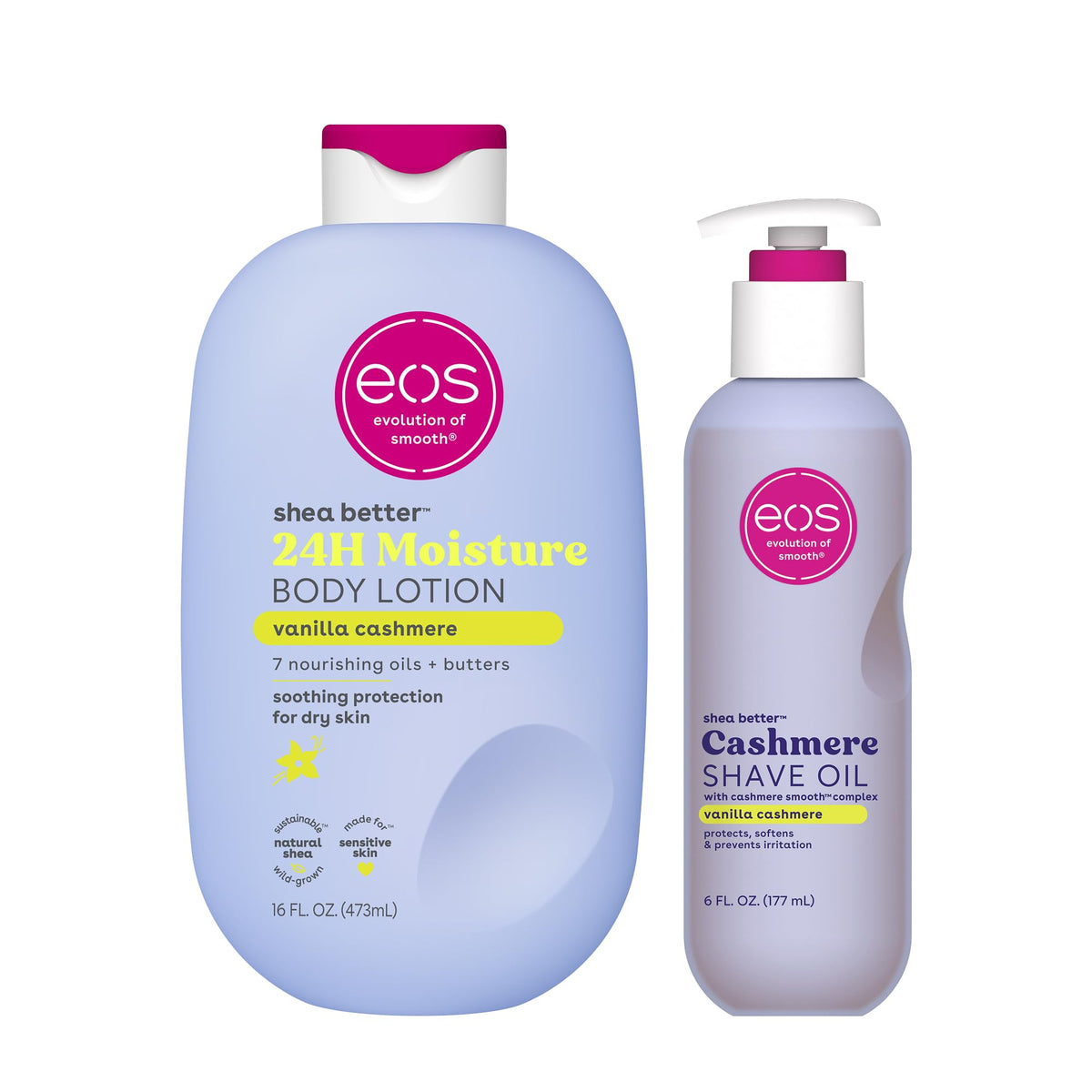 eos 24H Moisture Shea Better Body Lotion- Pomegranate Raspberry, 16 fl oz