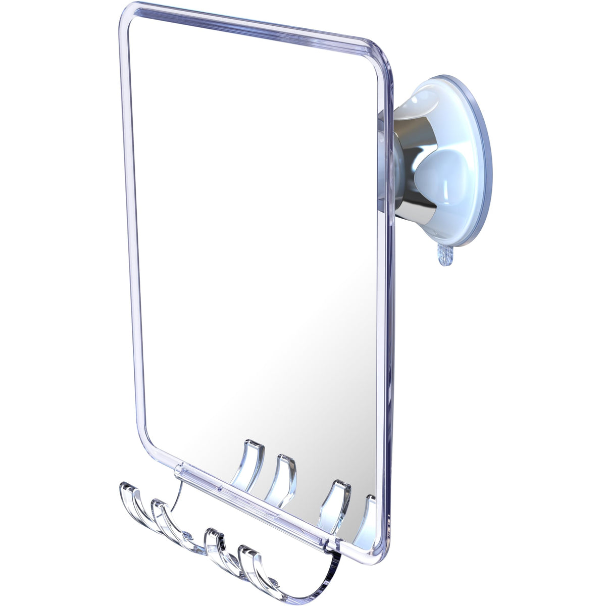 Luxo Shower Mirror Fogless for Shaving, Shower Shaving Mirror - Chrome
