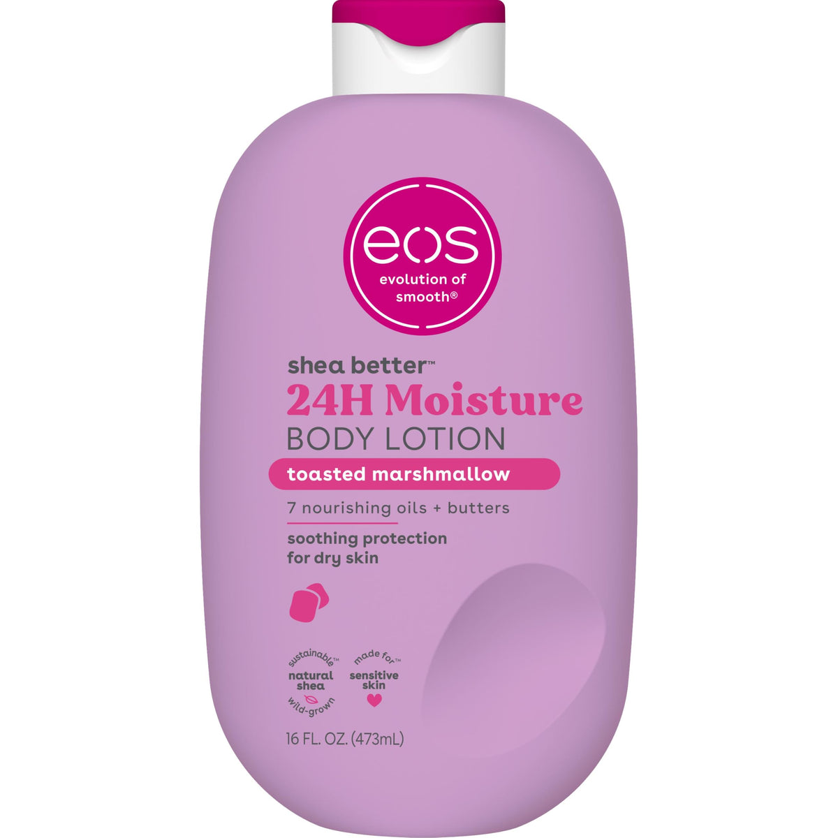 eos Natural Shea Better Body Lotion, Fresh & Cozy, 16 fl oz