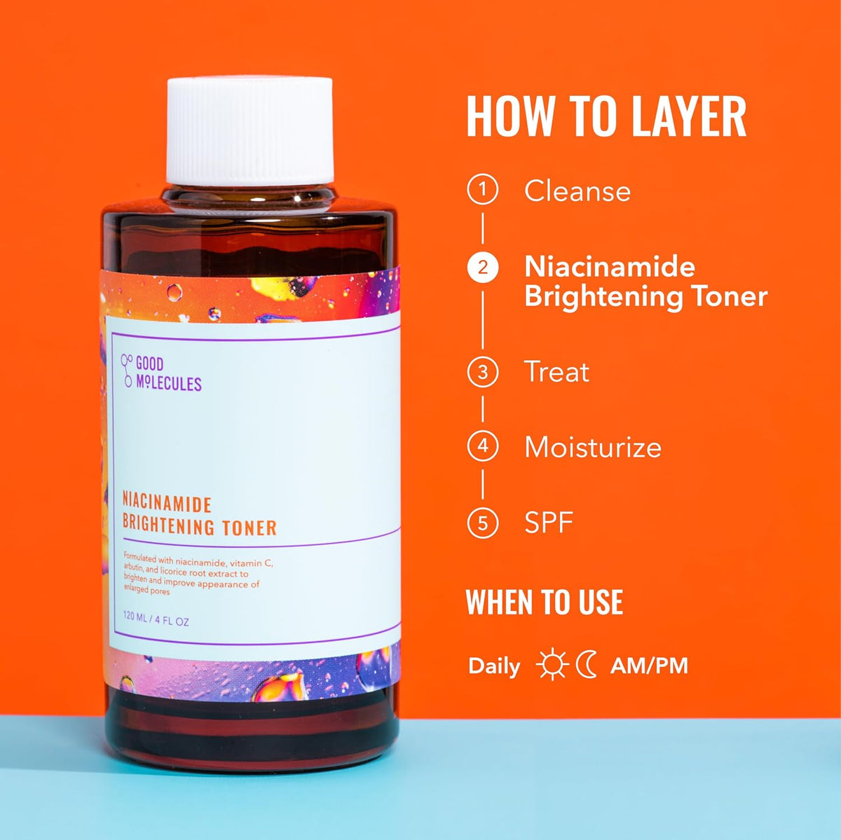 Niacinamide & Arbutin Brightening Facial Toner (4 Fl Oz) | speso tech