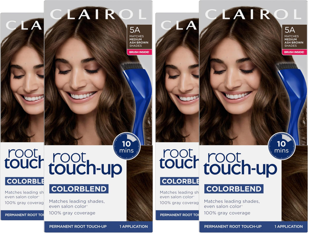 Clairol Root Touch Up Permanent Hair Dye, 5 Medium Brown, Pack of 1