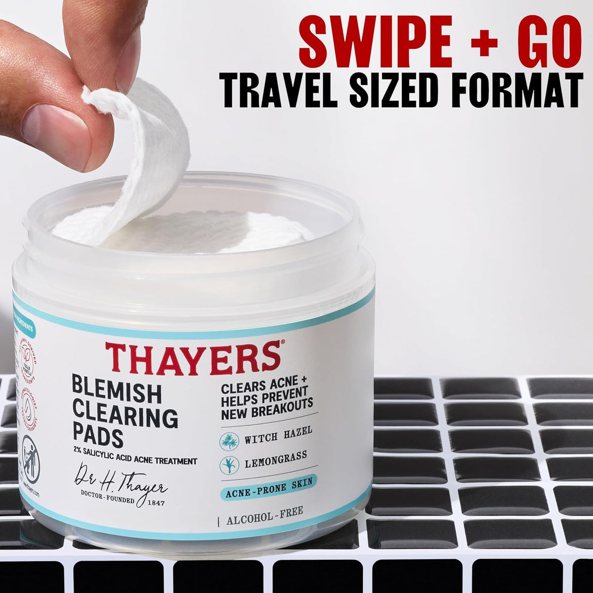 2% Salicylic Acid & Witch Hazel Clarifying Toner Pads (60 Ct) | speso tech