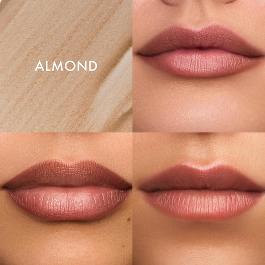 Summer Fridays Flushed Lip Stain Liner, 12hr Wear & Transfer-Proof, Almond