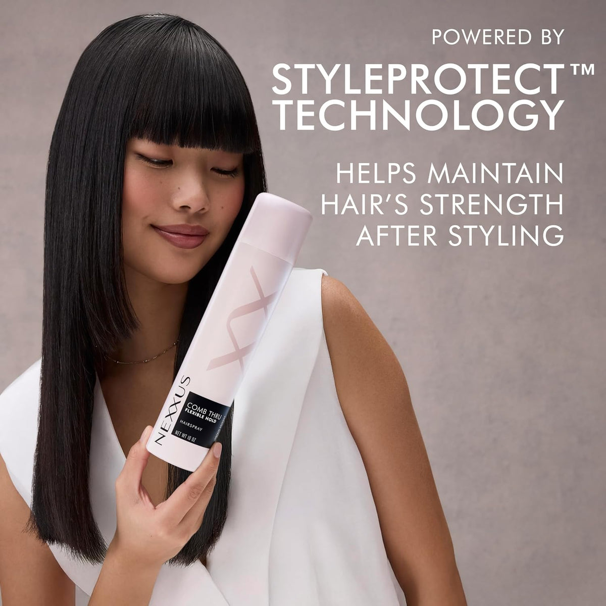 Nexxus Comb Thru Hairspray Flexible Hold & Frizz Control 10 oz