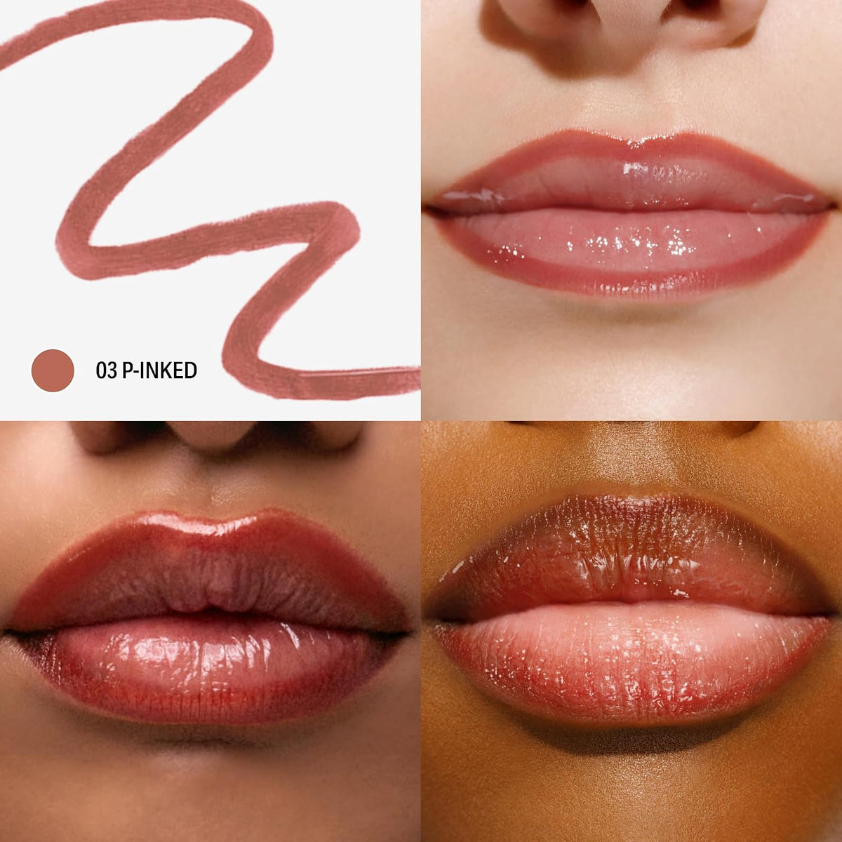 Sacheu Lip Liner STAY-N Peel Off Lip Stain, Longwear, p-INKED
