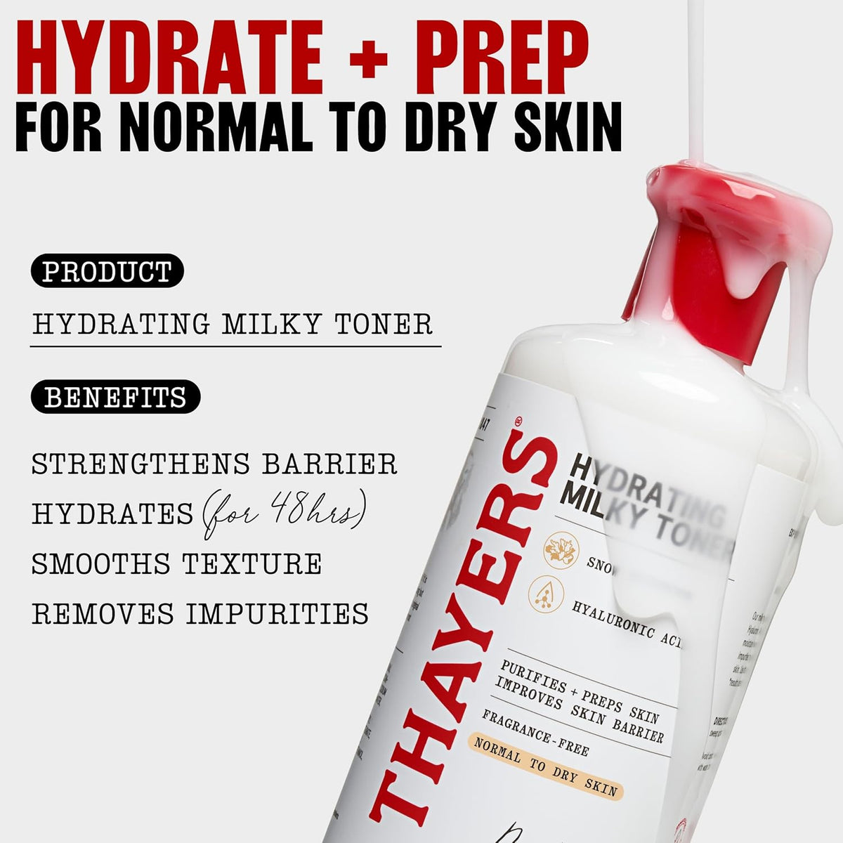Snow Mushroom & Hyaluronic Acid Milky Hydrating Toner (12 Fl Oz) | speso tech