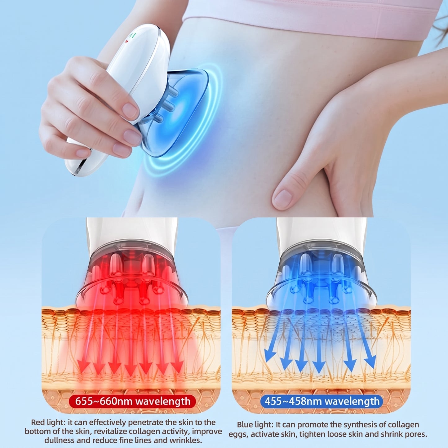 Rechargeable 3-in-1 Body Massage Tool - Portable Self-Care Device