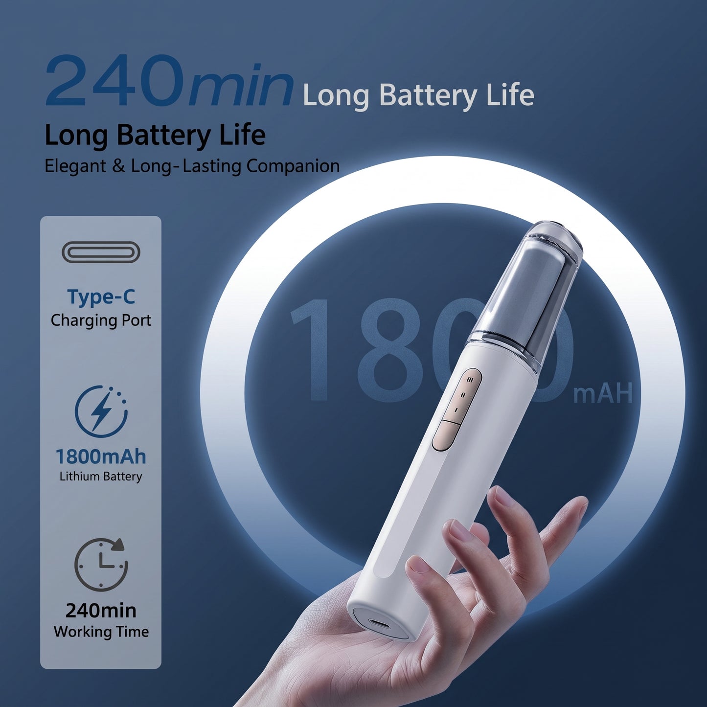 Rechargeable Foot Care Tool - Portable Pedicure Comfort Device